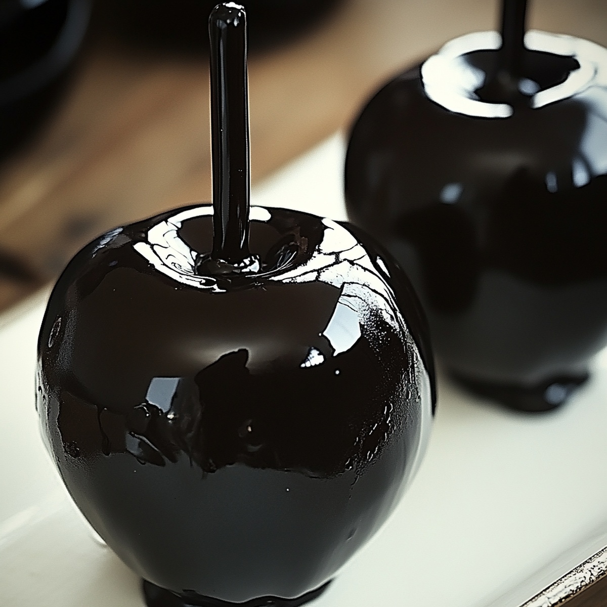 Black Poison Candy Apples Recipe