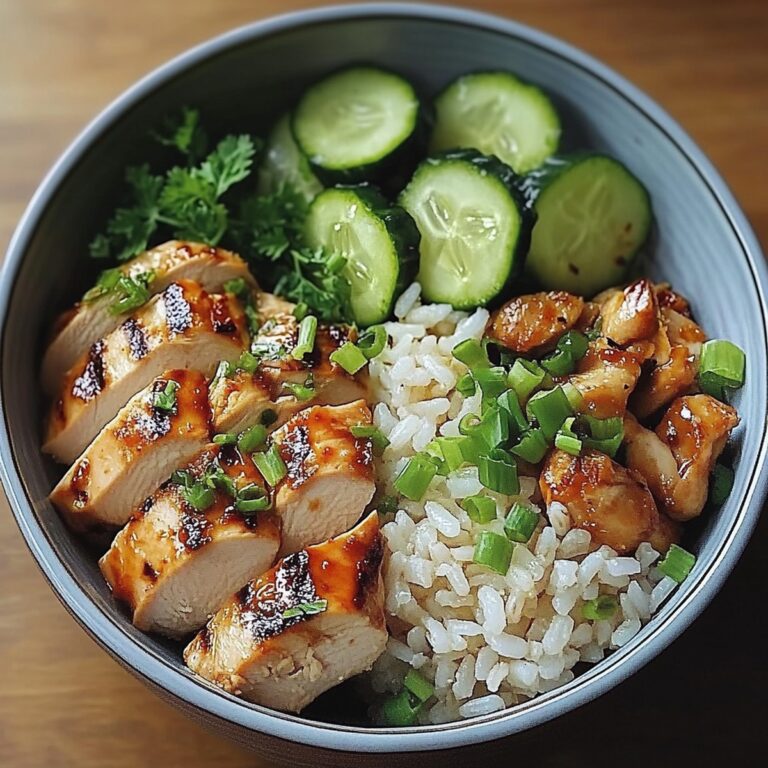 Grilled Chicken Rice Bowl Recipe