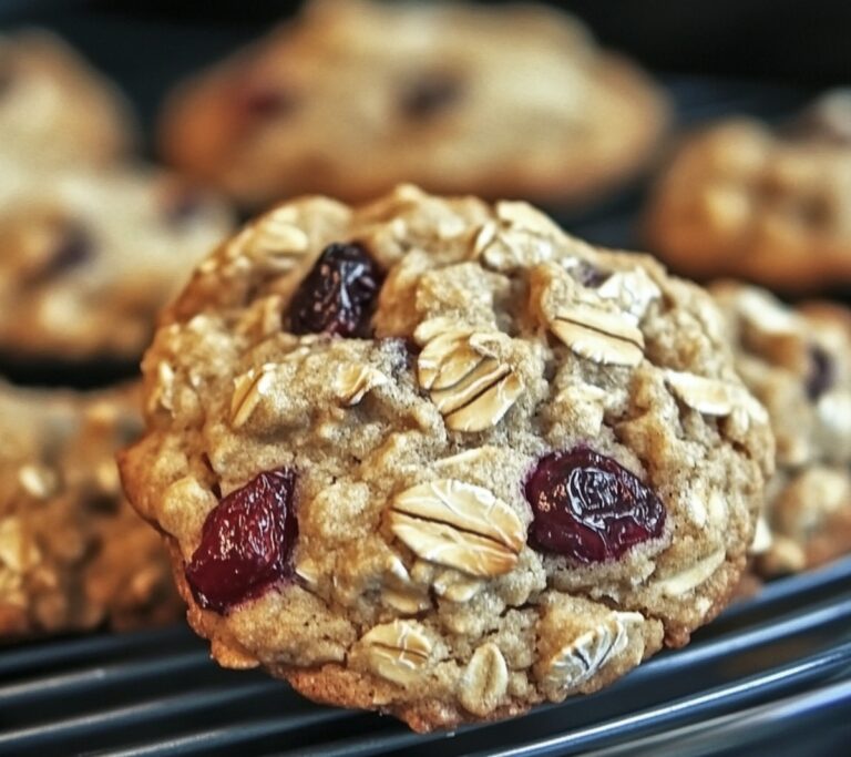 White Chocolate Cranberry Oatmeal Cookies Recipe