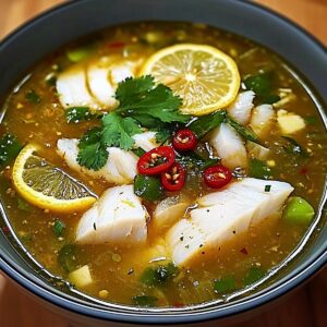 Spicy Lemon Fish Soup Recipe