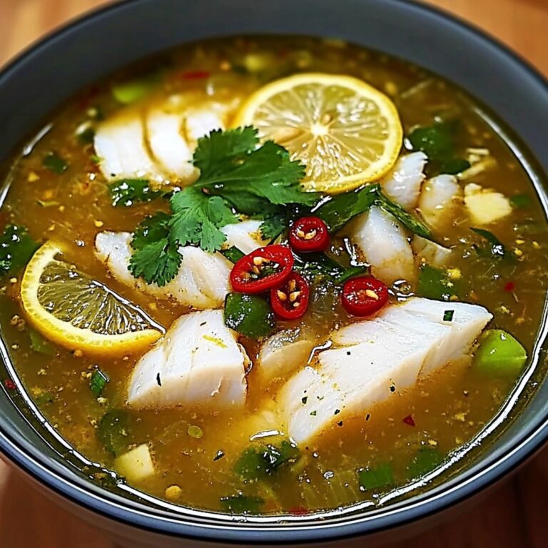 Spicy Lemon Fish Soup Recipe