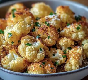 Golden Parmesan Roasted Cauliflower Recipe