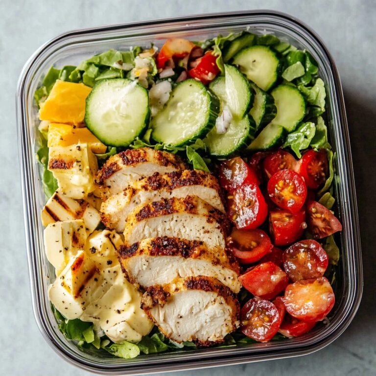Tangy Cobb Salad Meal Prep Recipe