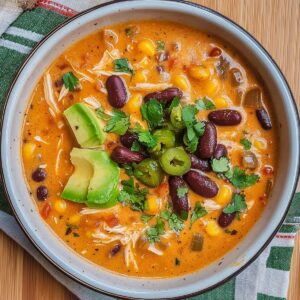 Hearty Chicken Enchilada Soup Recipe