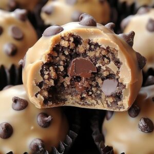 Chocolate Chip Cookie Dough Truffles Recipe