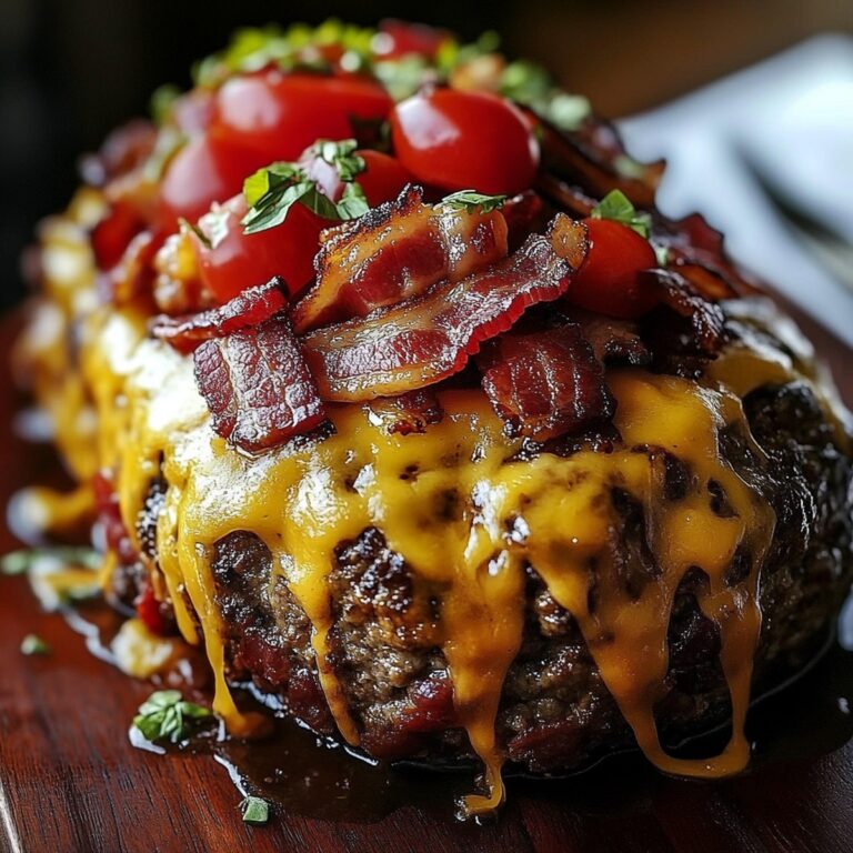 Succulent Bacon Cheeseburger Meatloaf Recipe