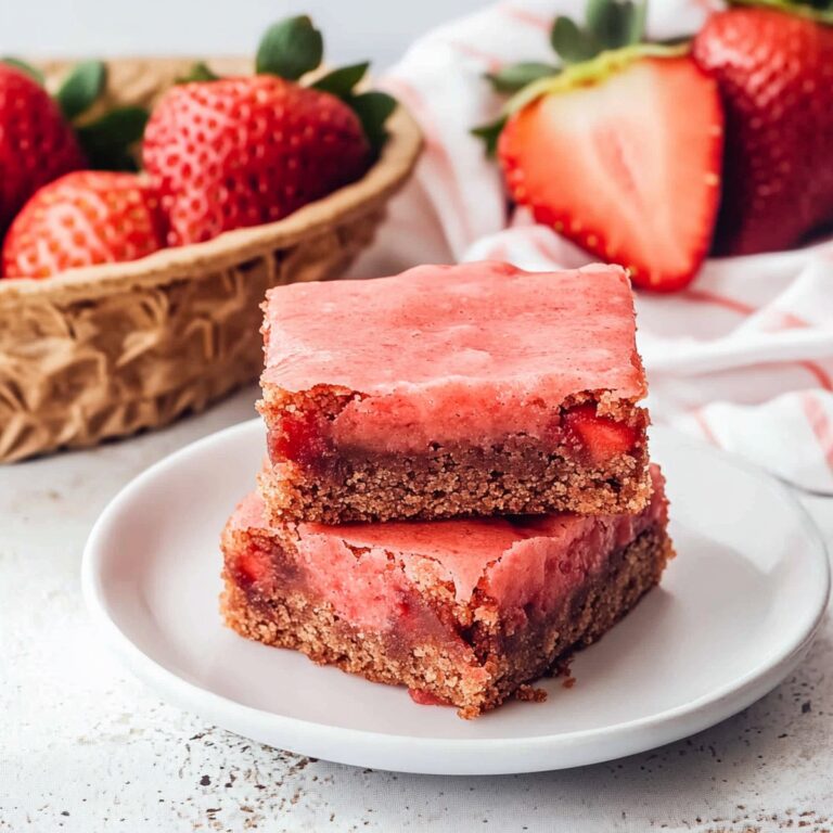 Fudgy Strawberry Brownies Recipe