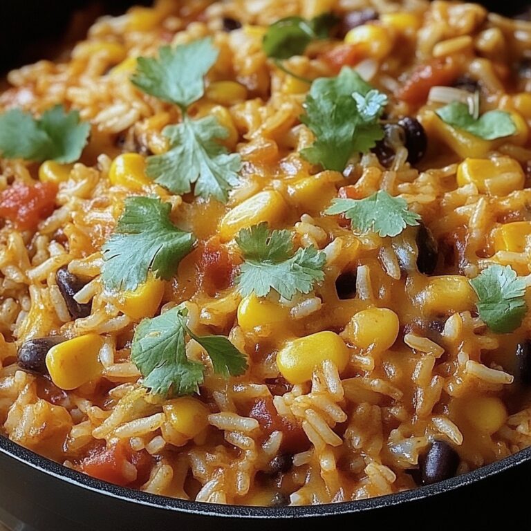 Hearty One Pot Mexican Rice Casserole Recipe