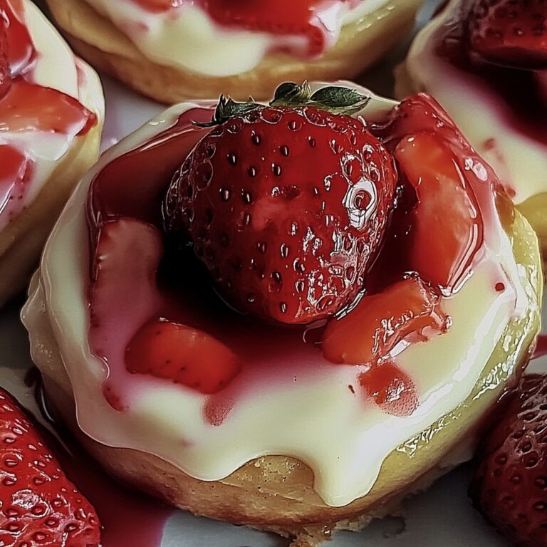 Heavenly Strawberry Cheesecake Cinnamon Rolls Recipe