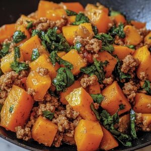 Ground Turkey Sweet Potato Skillet Recipe
