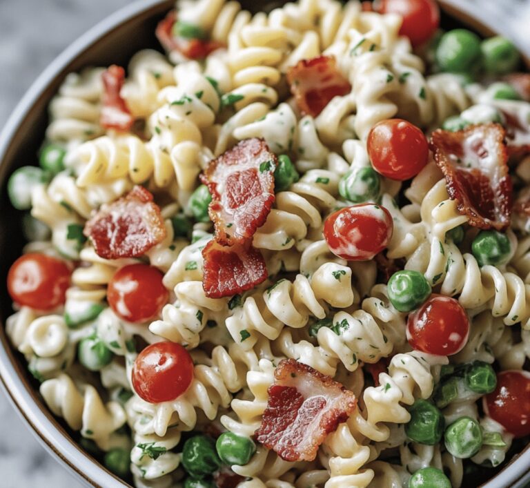 Mouthwatering Bacon Ranch Pasta Salad Recipe