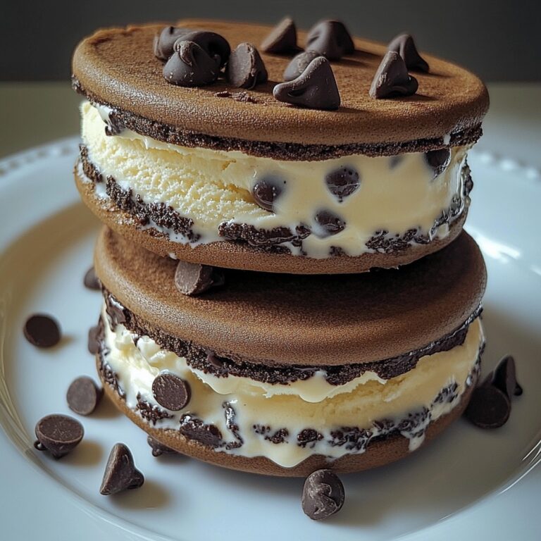 Chocolate Chip Ice Cream Sandwiches Recipe