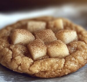 Cinnamon Apple Snickerdoodle Cookies Recipe