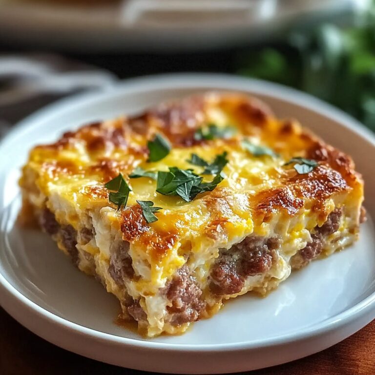 Hearty Sausage And Egg Casserole Recipe