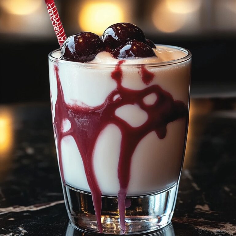 Velvety Cherry Rose Mudslide Recipe