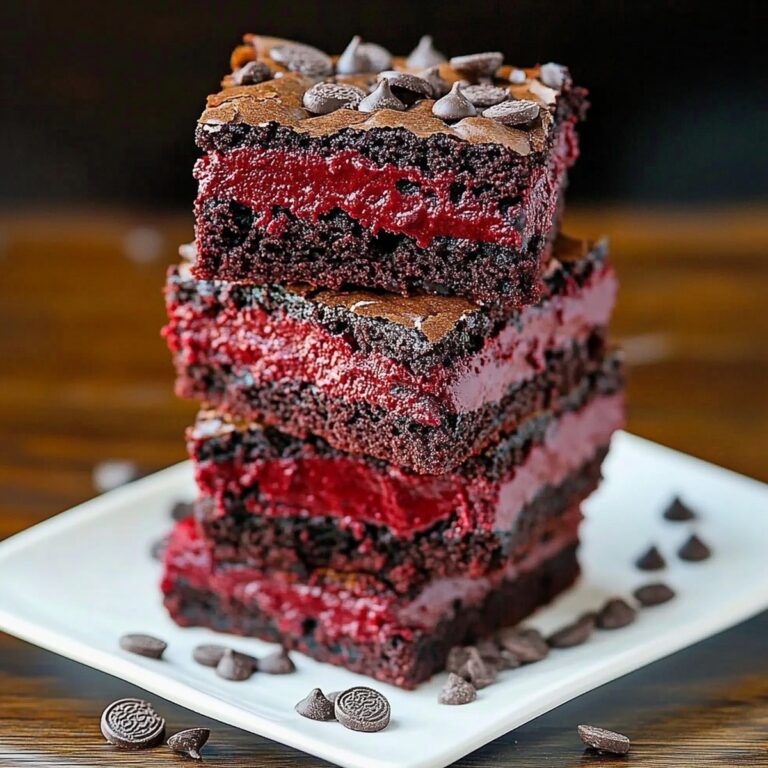 Indulgent Red Velvet Oreo Brownies Recipe