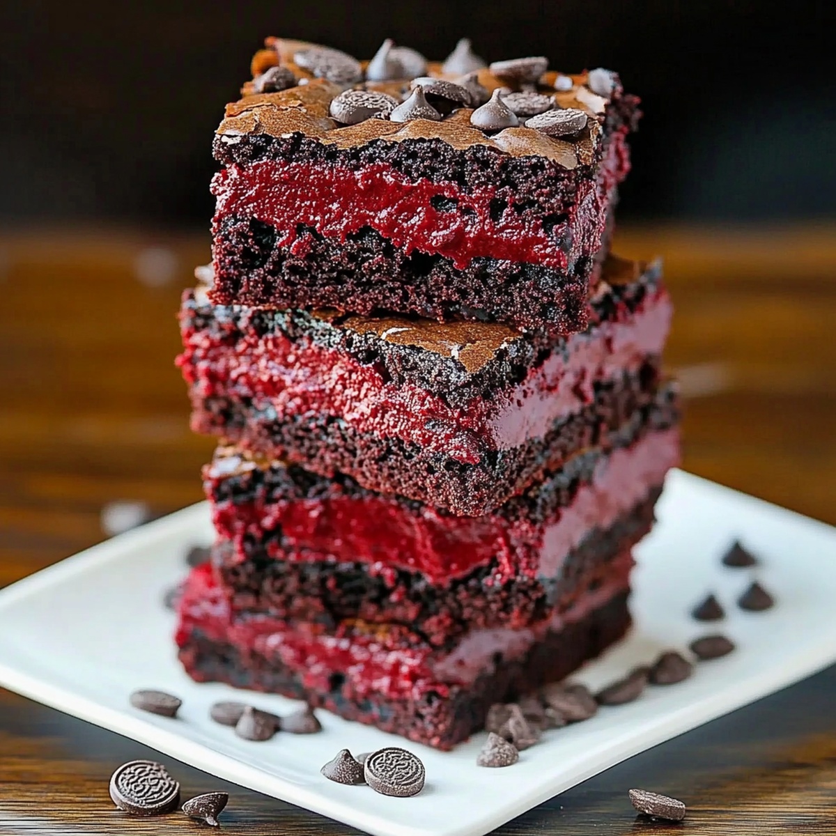 Indulgent Red Velvet Oreo Brownies Recipe
