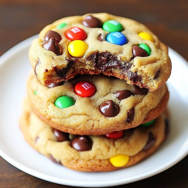 Indulgent M&M Chocolate Chip Cookies Recipe