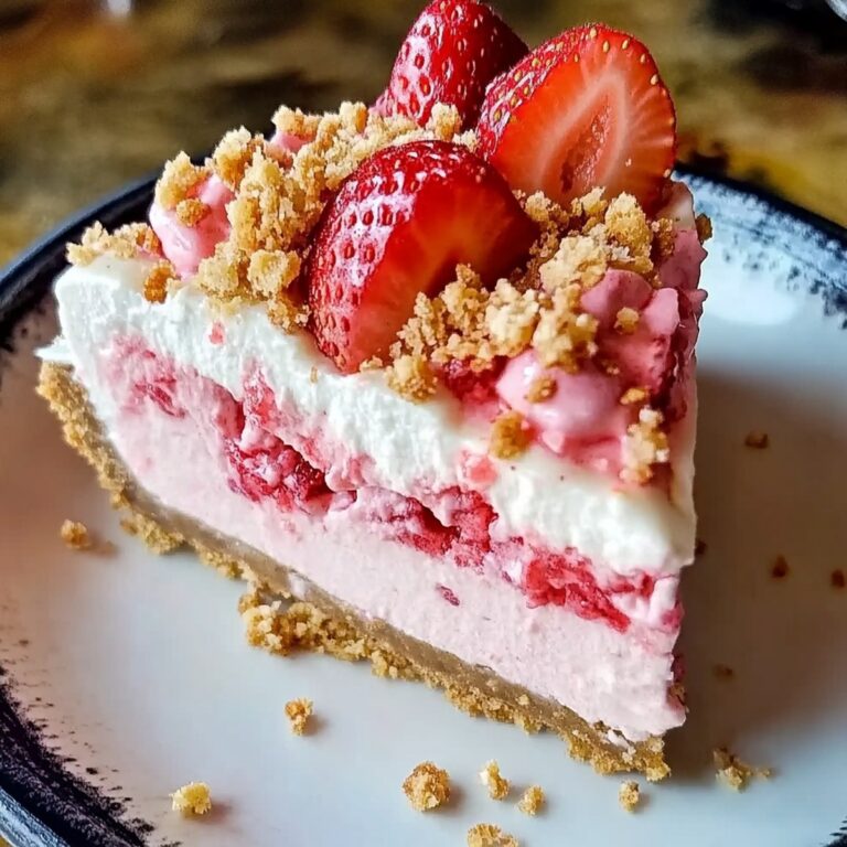 Dreamy Strawberry Crunch Cheesecake Recipe