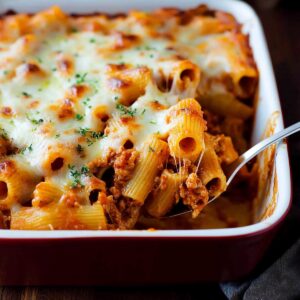 Hearty Baked Rigatoni Pasta Recipe