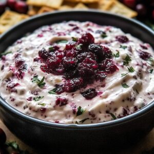 Holiday Cranberry Jalapeno Cream Cheese Dip Recipe