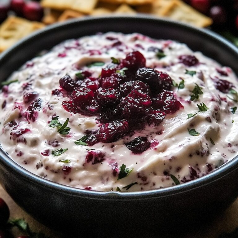 Holiday Cranberry Jalapeno Cream Cheese Dip Recipe