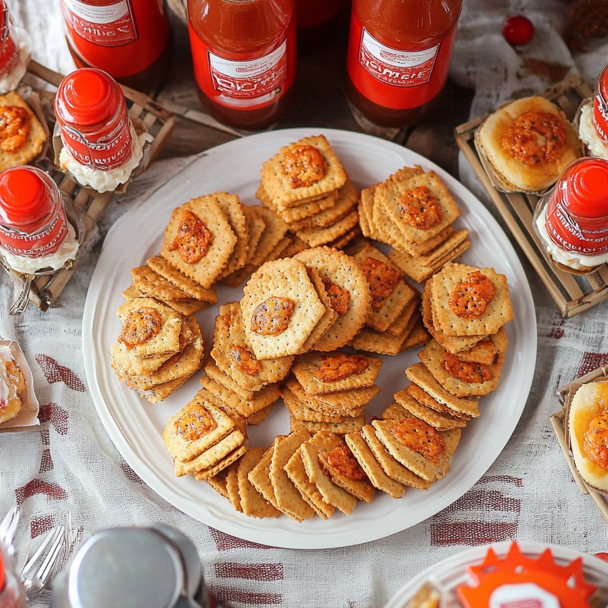 Crackers Party Sandwiches Recipe