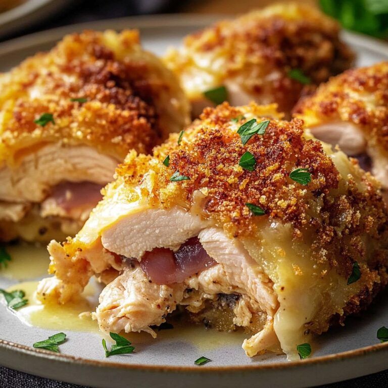 Crispy Oven Chicken Cordon Bleu Recipe