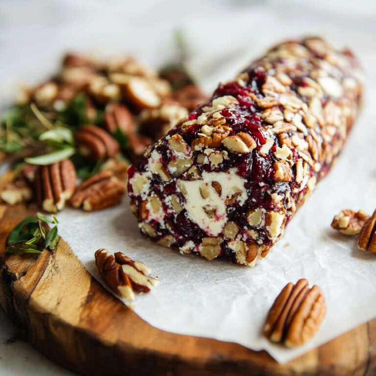 Cranberry Pecan Cheese Log Recipe