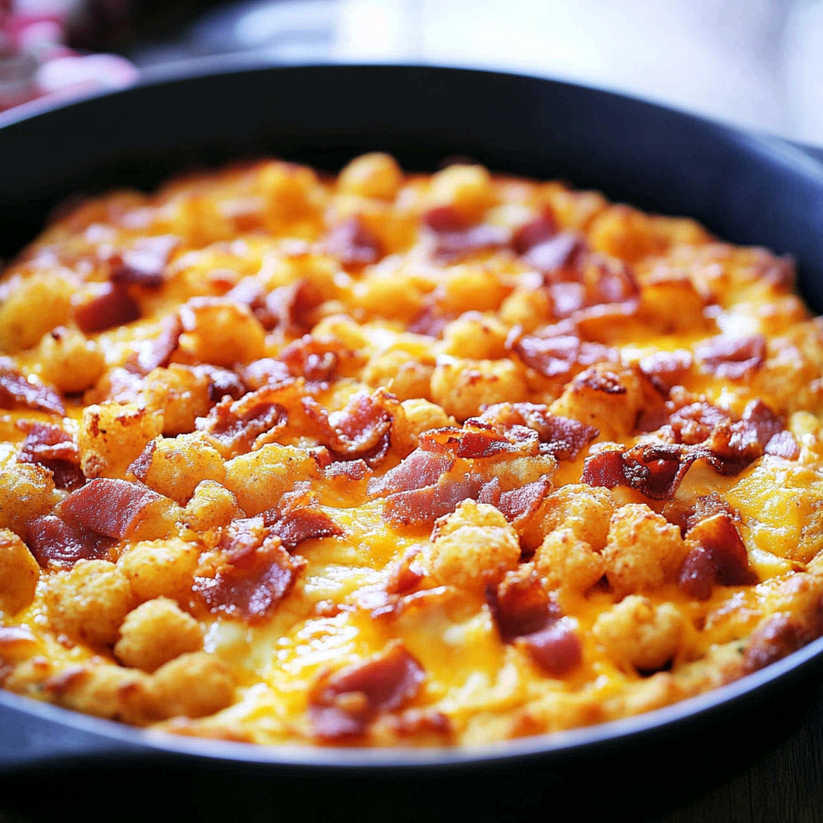 Crispy Tater Tot Breakfast Pizza Recipe