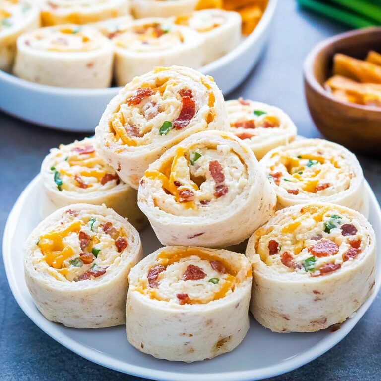 Bacon Cheddar Ranch Pinwheels Recipe