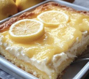 Lemon Cream Cheese Dump Cake Recipe