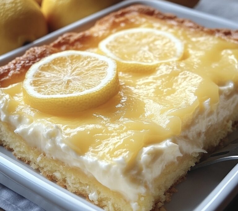 Lemon Cream Cheese Dump Cake Recipe