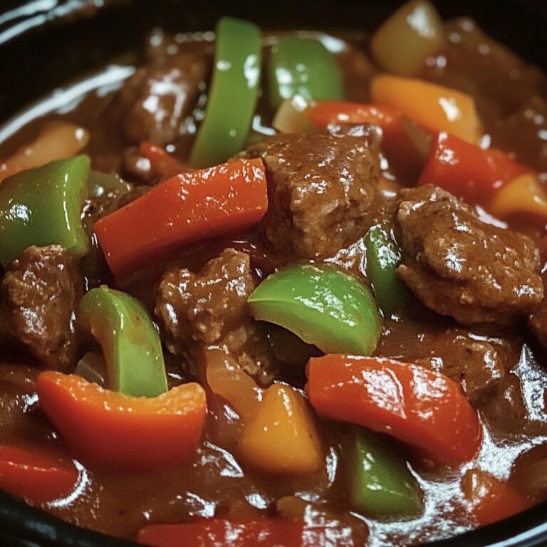 Crock Pot Pepper Steak Recipe