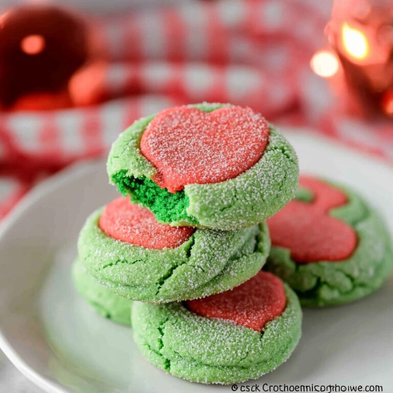 Easy Grinch Cake Mix Cookies Recipe