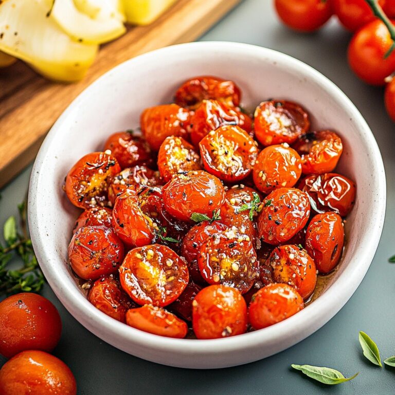 Blazing Garlic Roasted Cherry Tomatoes Recipe