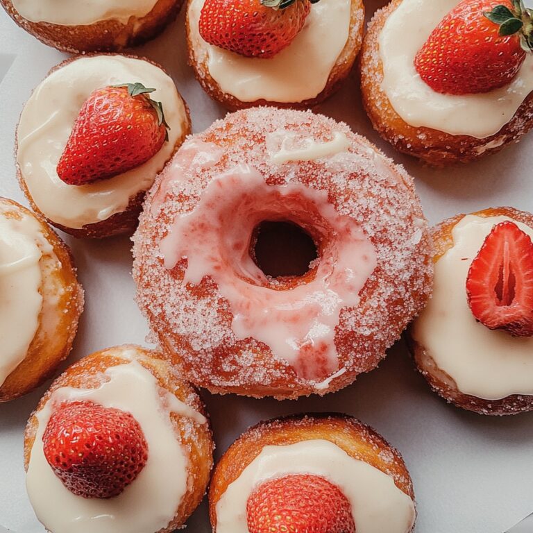 Crispy Strawberry Vanilla Bean Cronut Recipe
