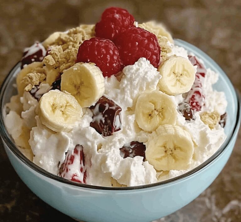 Banana Split Fluff Salad Recipe