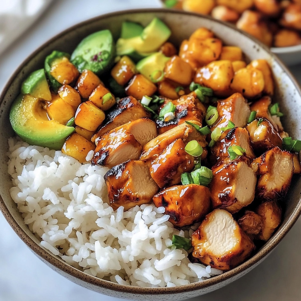 Spicy Hot Honey Chicken Bowls Recipe