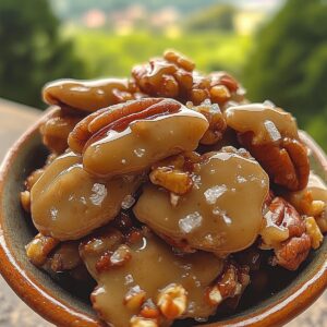 Sea Salted Praline Pecan Clusters Recipe