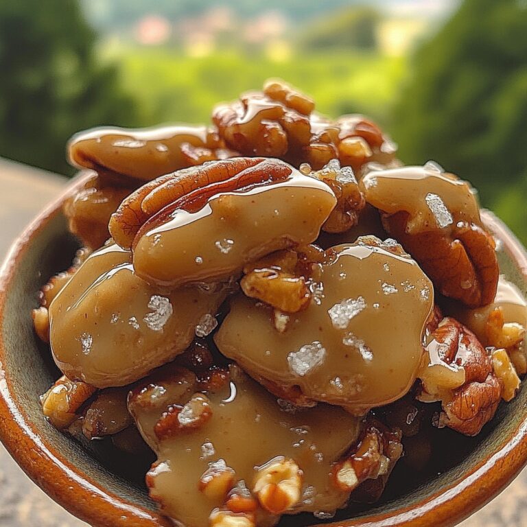 Sea Salted Praline Pecan Clusters Recipe