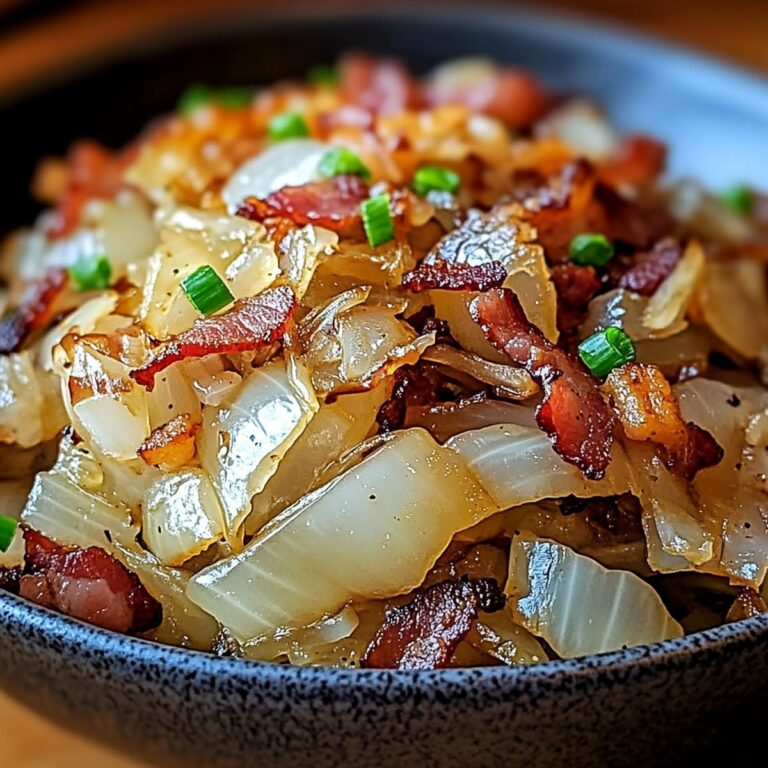 Fried Cabbage With Bacon, Onion, And Garlic Recipe