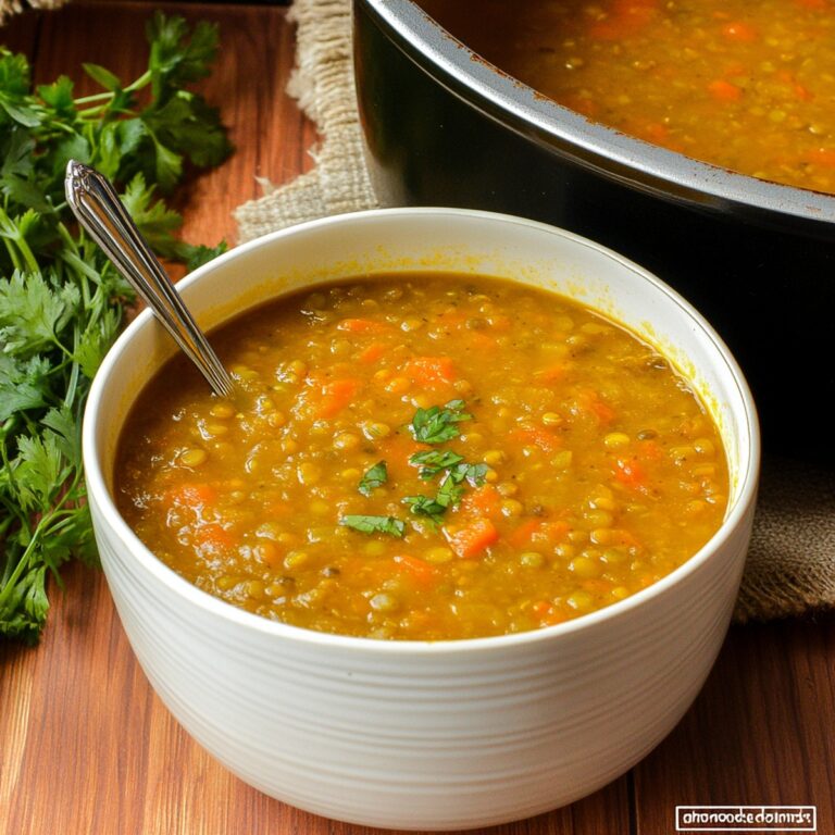 Hearty Carrot And Lentil Soup Recipe