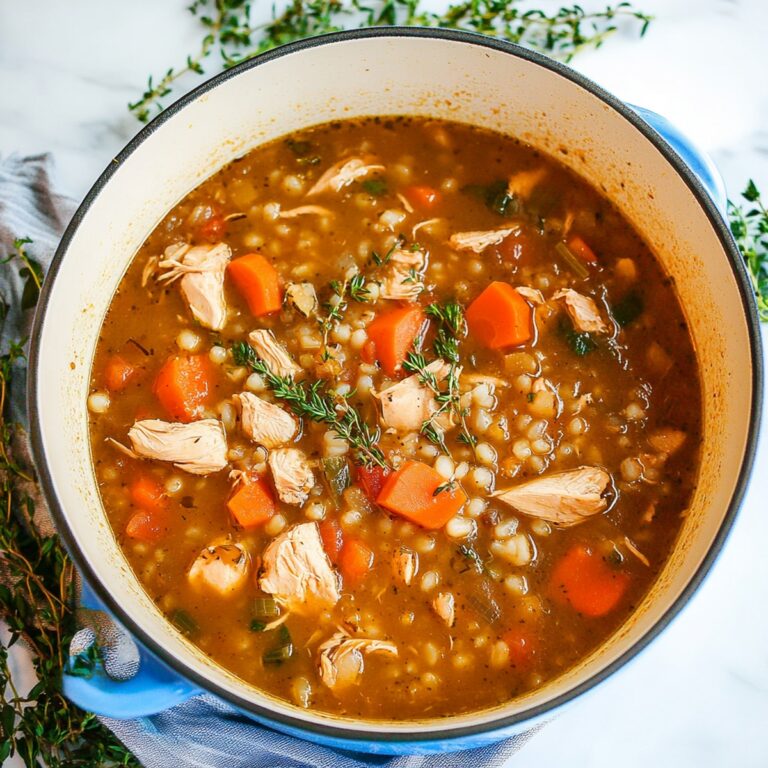 Hearty Chicken And Barley Stew Recipe