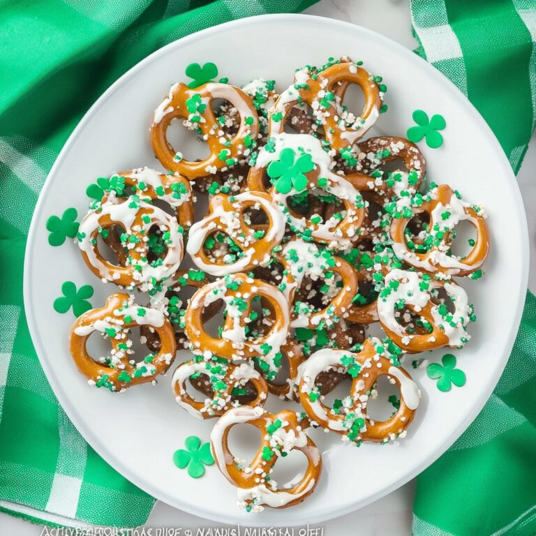 Festive St. Patricks Day Pretzels Recipe