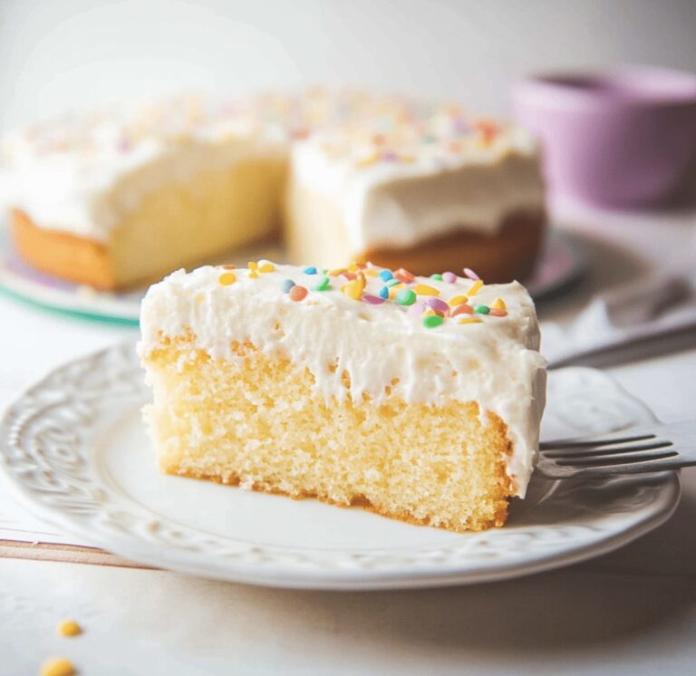Moist Vanilla Cake Recipe