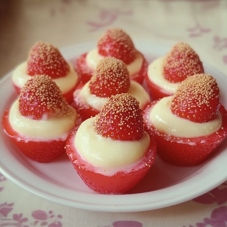 Cheesecake Deviled Strawberries Recipe