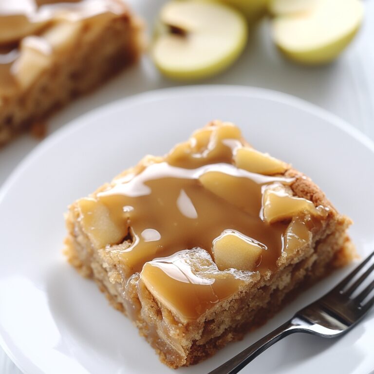 Heavenly Salted Caramel Apple Sheet Cake Recipe