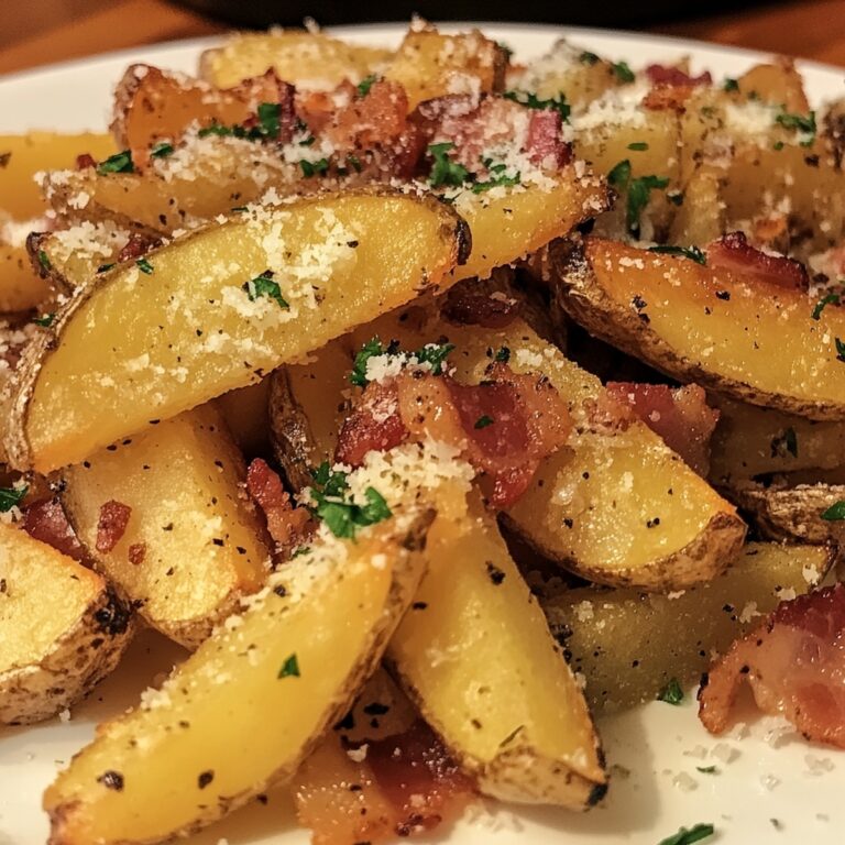Smoky Bacon Garlic Parmesan Fries Recipe