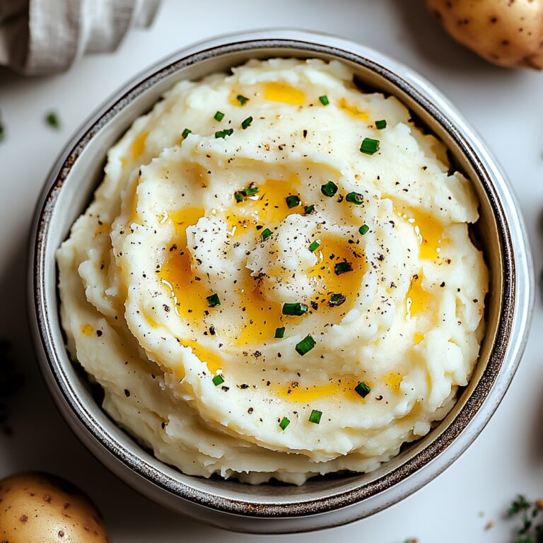 Crockpot Garlic Mashed Potatoes Recipe